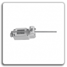 Encased limit switch with rigid lever and rod